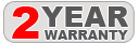 2 Year Manufacturers Warranty Logo