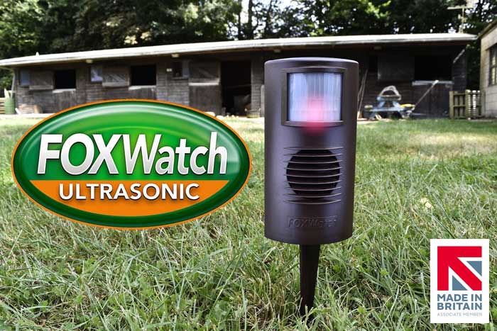 The FoxWatch Ultrasonic Fox Deterrent - Made in Britain