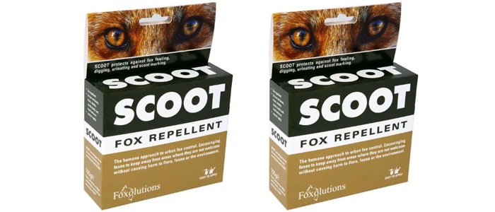 Scoot Fox Repellent is safe for cats