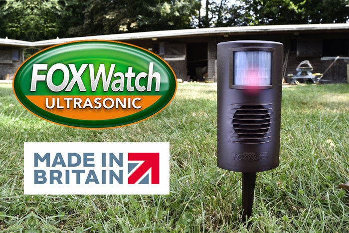The FOXWatch Ultrasonic Fox Deterrent - Made in Britain